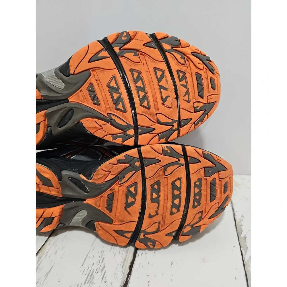 ASICS GEL Venture 5 Orange Grey mens Running Shoes Low Top Sneakers Size 13 US